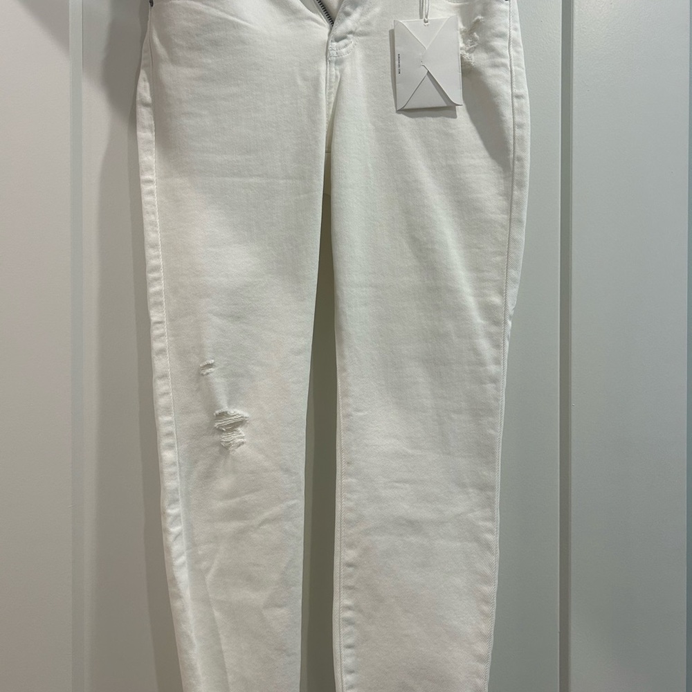 KanCan White Distressed Jeans